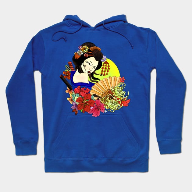 Geisha Hoodie by paviash